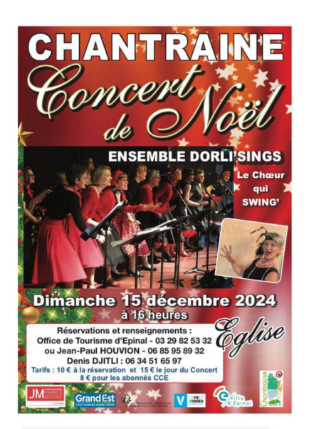 CONCERT  DE  DORLI’SINGS  chœurs de swing’ 