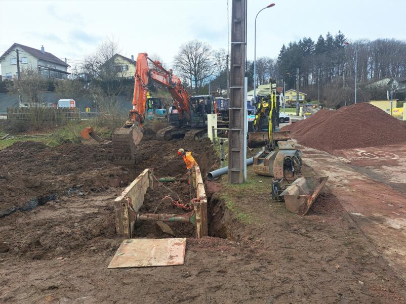 TRAVAUX DE VOIRIE À CHANTRAINE