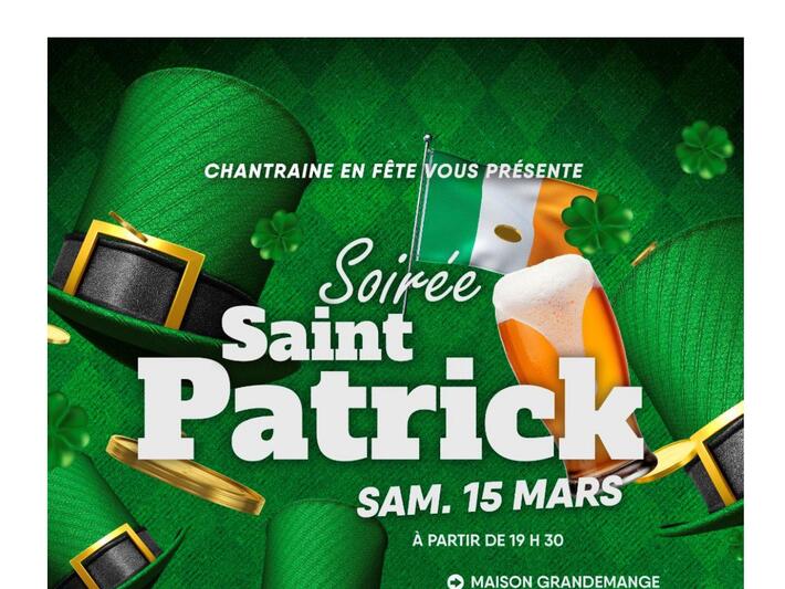 SOIRÉE SAINT PATRICK SAMEDI 15 MARS 2025